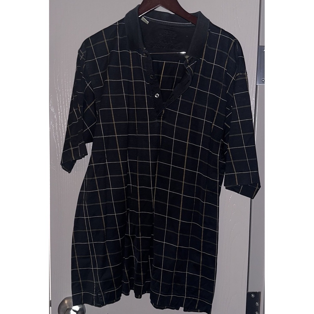 Cutter & Buck Signature Collection Mens Polo Shirt Size Large Stripes - Picture 1 of 7